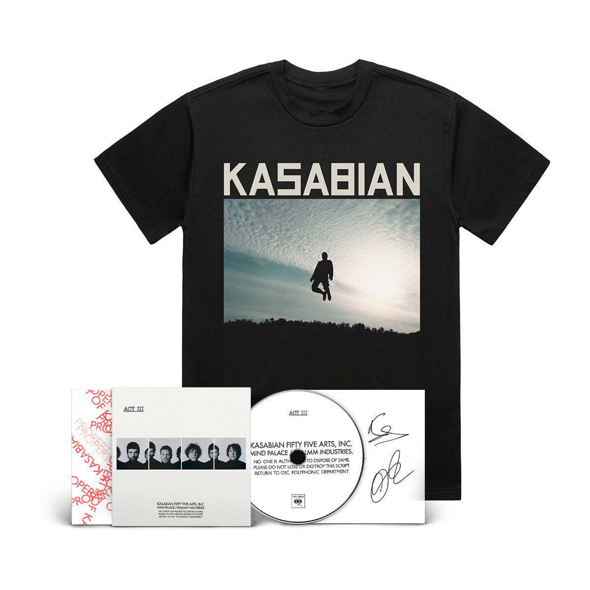Act III | Signed CD + T-Shirt Bundle – Kasabian