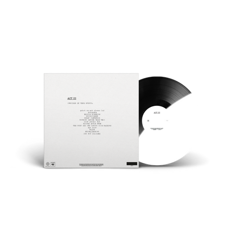ACT III | Store Exclusive Black & White Vinyl + Signed Postcard