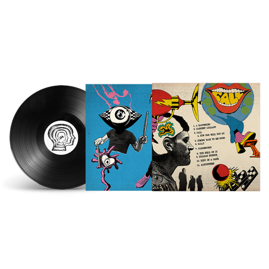 Back view of Kasabian - Happenings | Vinyl with Signed Insert