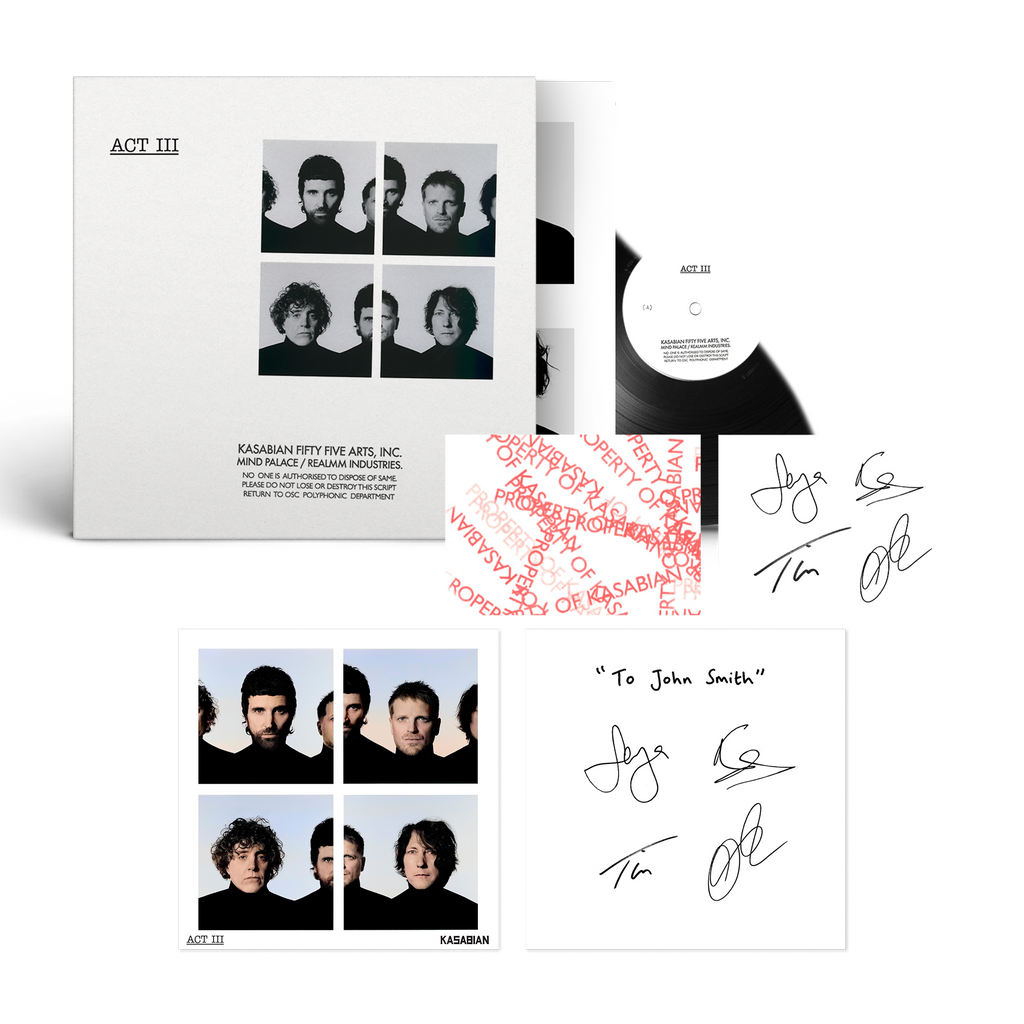 ACT III | Store Exclusive Black & White Vinyl w. Signed Postcard + Personalised Signed Art Card