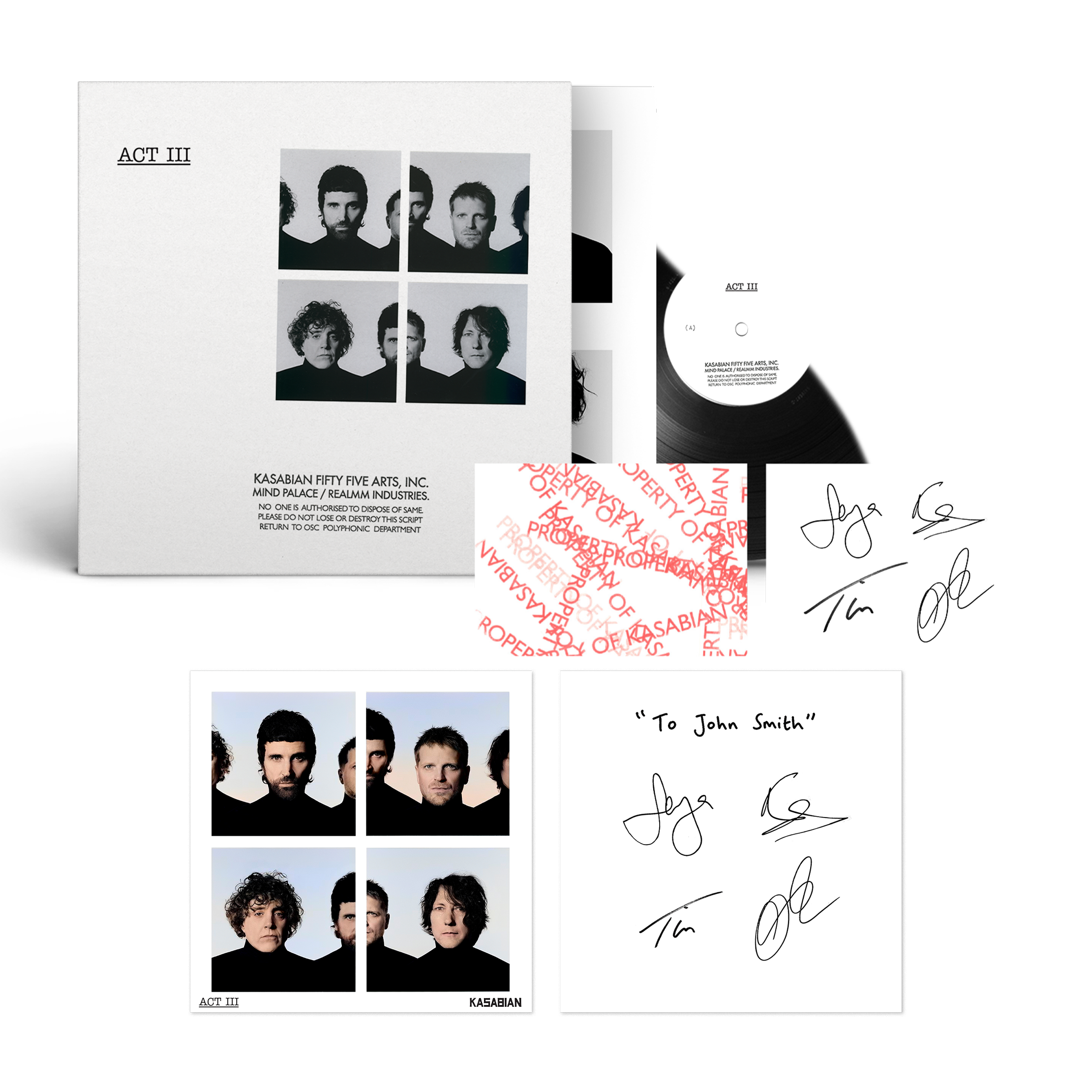 ACT III | Store Exclusive Black & White Vinyl w. Signed Postcard + Personalised Signed Art Card