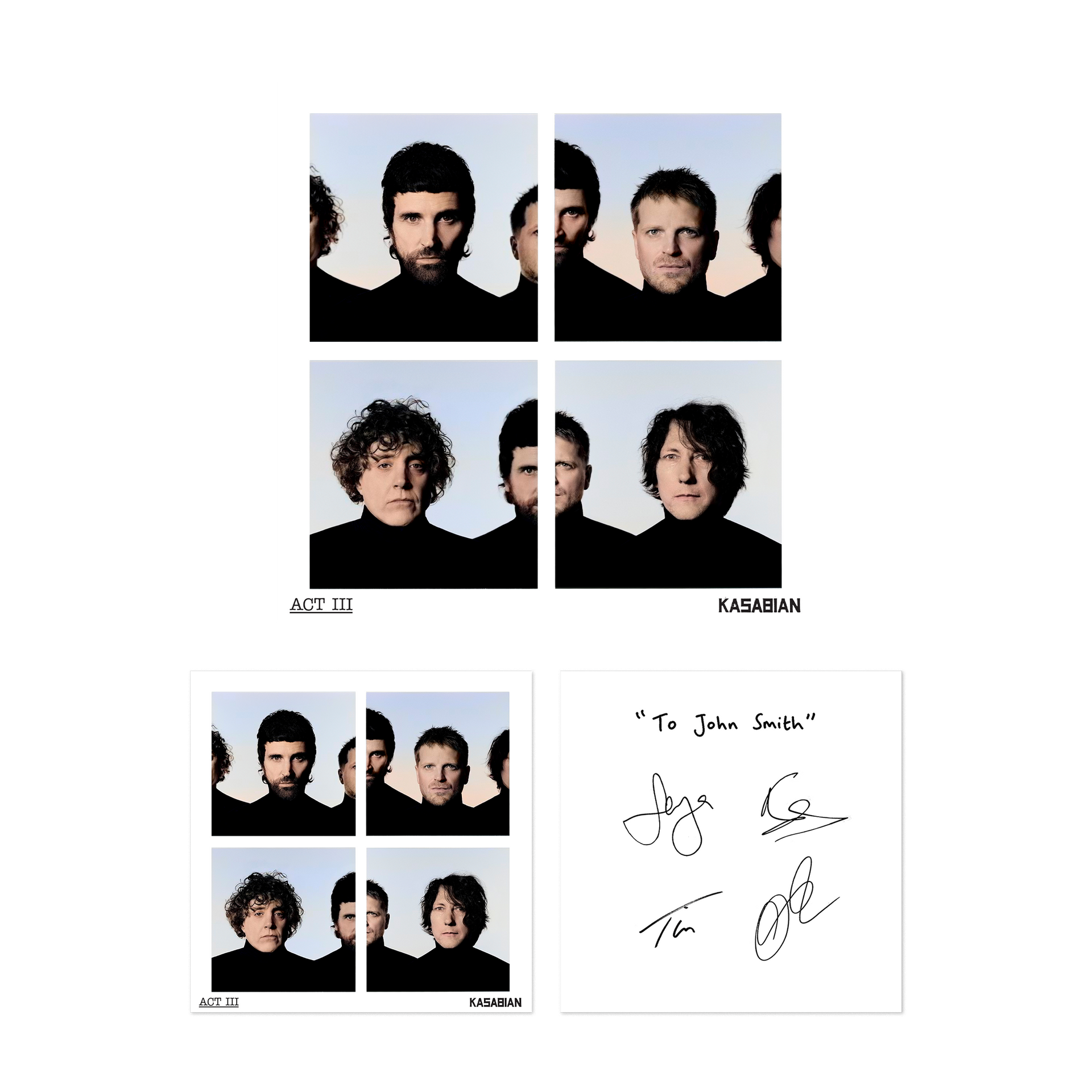 Kasabian - ACT III - Exclusive Digital Download & Signed Personalised Art Card