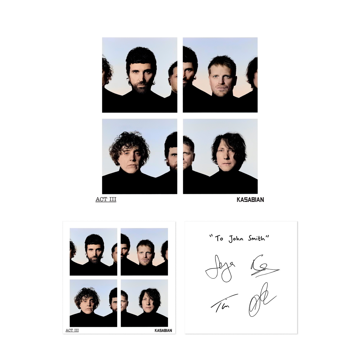 Kasabian - ACT III - Exclusive Digital Download & Signed Personalised Art Card