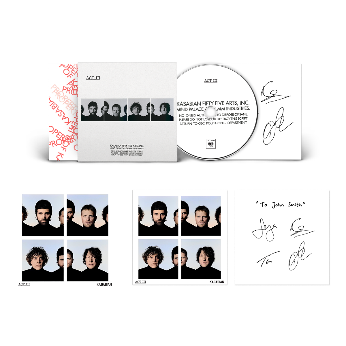 ACT III | CD w. Signed Insert, Digital Download + Personalised Signed Art Card