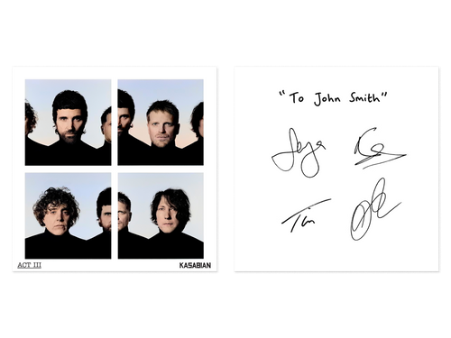 ACT III CD w. Signed Insert + Personalised Signed Art Card