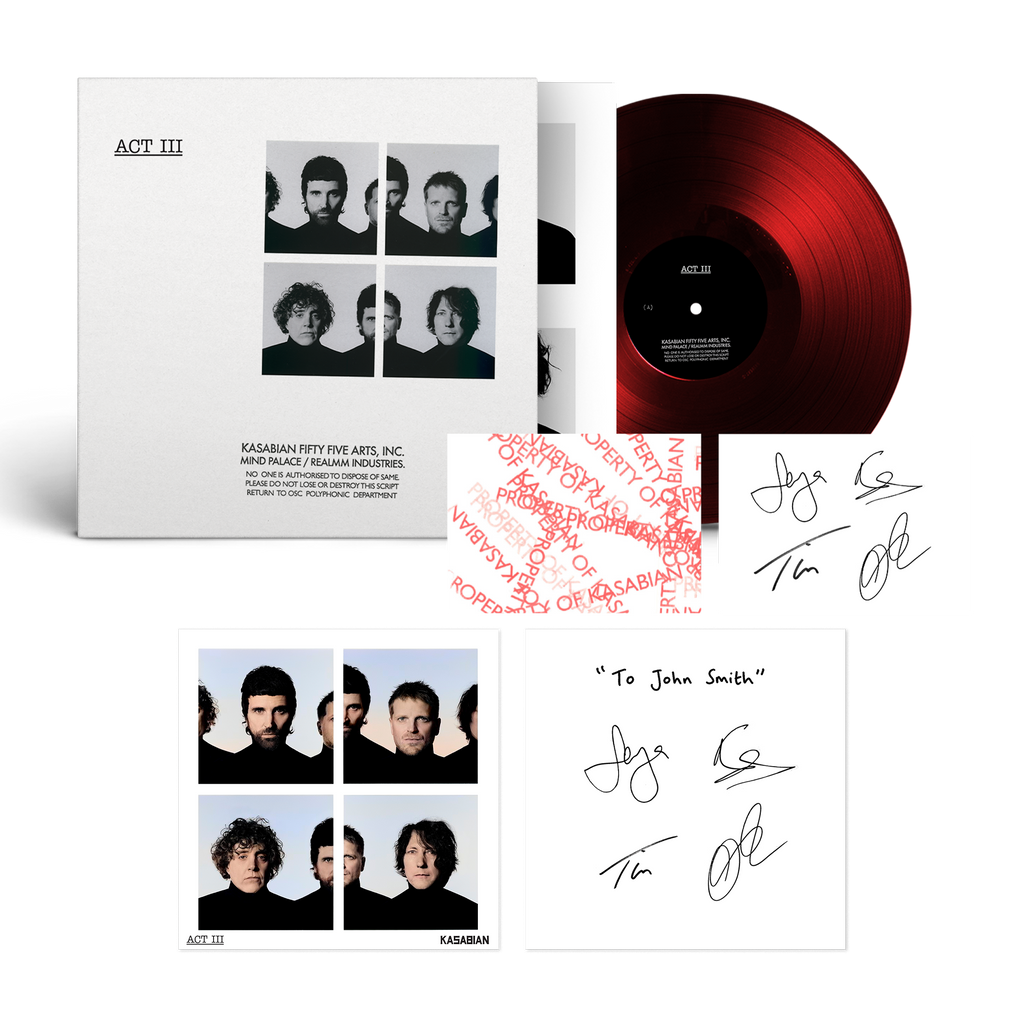 ACT III | Store Exclusive Red Vinyl w. Signed Insert + Personalised Signed Art Card