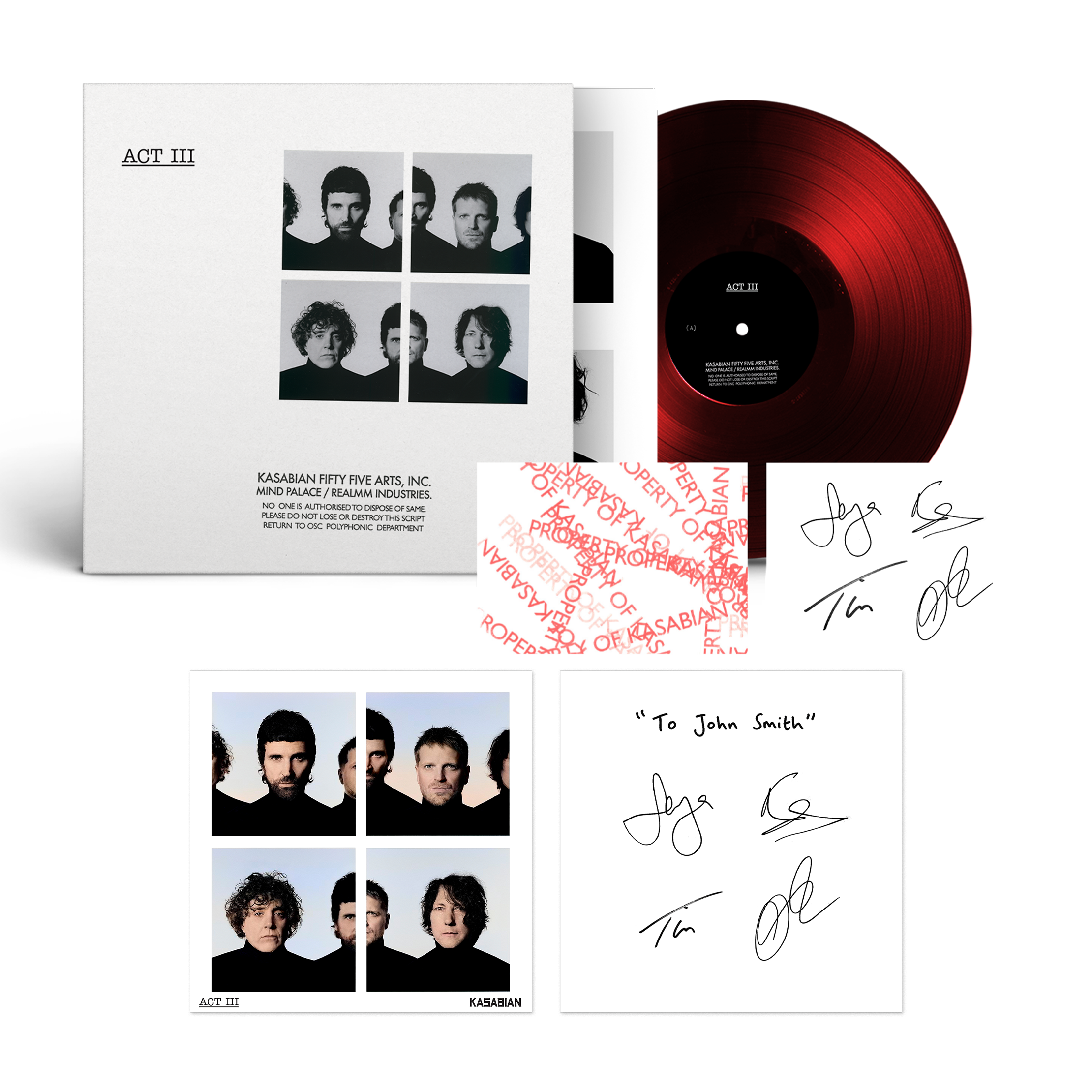ACT III | Store Exclusive Red Vinyl w. Signed Insert + Personalised Signed Art Card